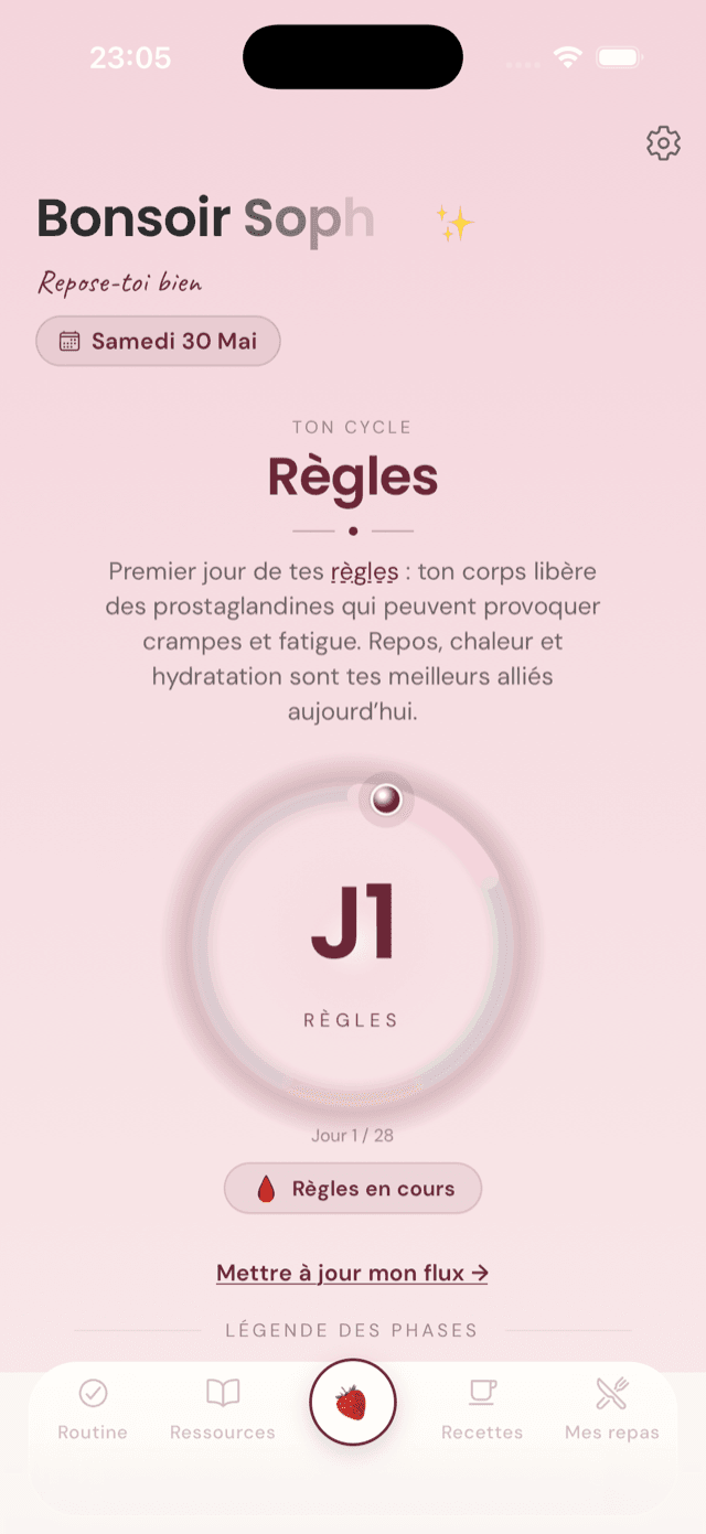 Lovae · écran d'accueil